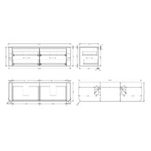 Boyd 1500mm Wall Hung Double Vanity